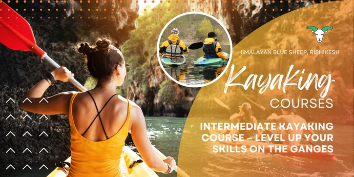 Kayaking course by Himalayan blue sheep
